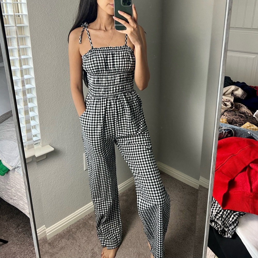 Jopene Gingham Jumpsuit